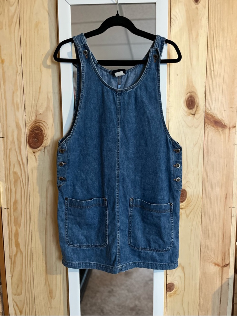Vintage Faded Glory Denim Dress 100% Cotton